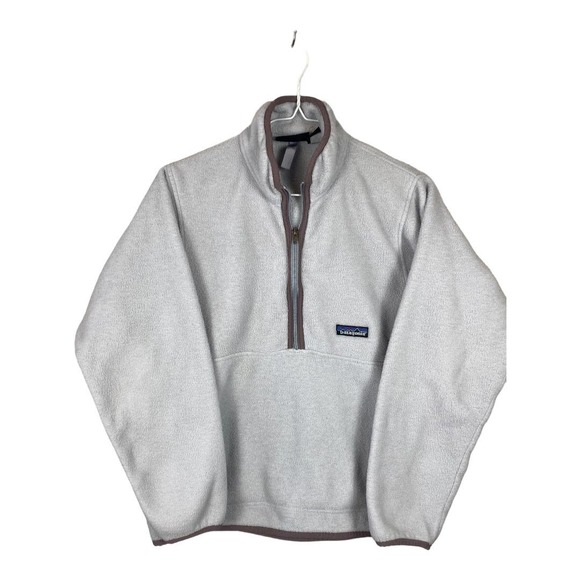 Patagonia Gray Fleece Pullover Jacket - Picture 1 of 7